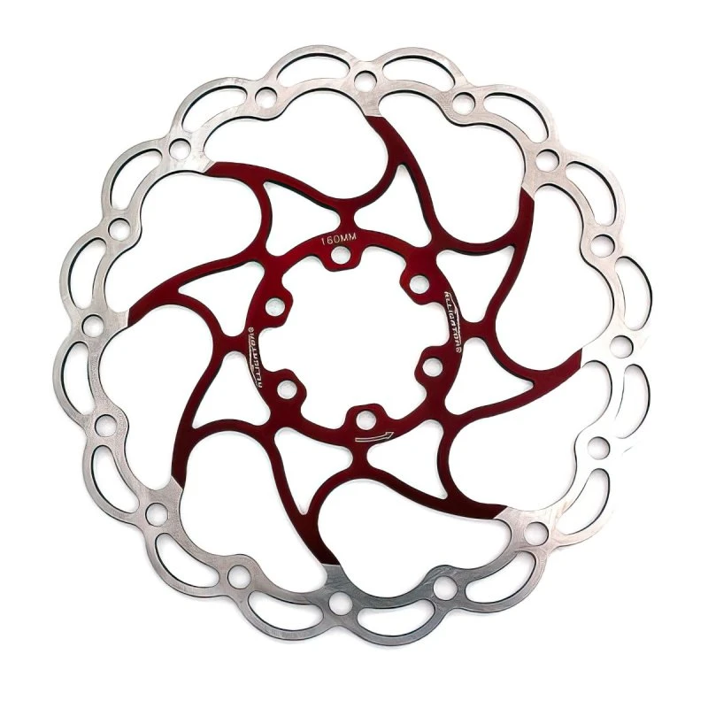 Alligator Bremsscheibe Aries / Cirrus - Rot / Silber 3 Alligator Bremsscheibe Aries / Cirrus - Rot / Silber