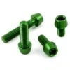 Aluminium - Schrauben - Innensechskant Konischer Kopf - Grün -ALLIGATO Bike Geschaft aluminium schrauben konischer kopf gruen