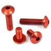 Aluminium - Schrauben - Innensechskant Linsenkopf - Rot -ALLIGATO Bike Geschaft aluminium schrauben linsenkopf rot