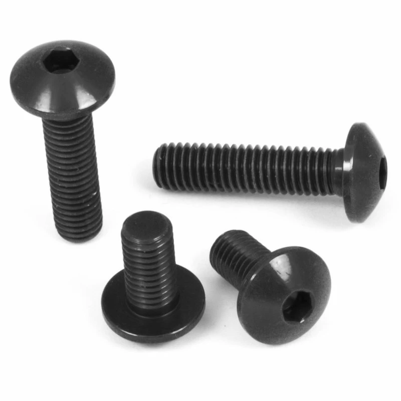 Aluminium - Schrauben - Innensechskant Linsenkopf - Schwarz 3 Aluminium - Schrauben - Innensechskant Linsenkopf - Schwarz