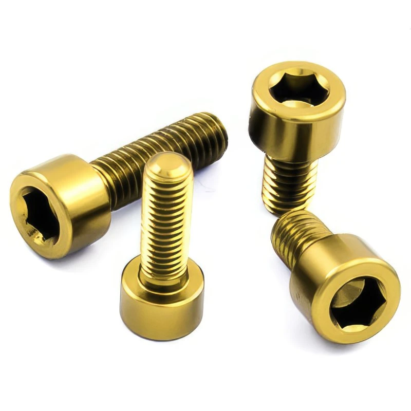 Aluminium - Schrauben - Zylinderkopf DIN 912 - Gold 3 Aluminium - Schrauben - Zylinderkopf DIN 912 - Gold