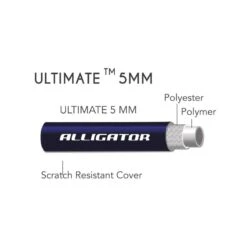 Hydraulikleitung Alligator Ultimate - Ø 5,0 Mm - Meterware -ALLIGATO Bike Geschaft hydraulikleitung alligator ultimate o 50 mm3