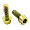 Titan Schrauben - Innensechskant Konischer Kopf - Gold -ALLIGATO Bike Geschaft titan schrauben innensechskant konischer kopf gold