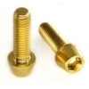 Titan Schrauben - Innensechskant Konischer Kopf - Gold Nitriert 1 Titan Schrauben - Innensechskant Konischer Kopf - Gold Nitriert -ALLIGATO Bike Geschaft titan schrauben innensechskant konischer kopf gold nitriert