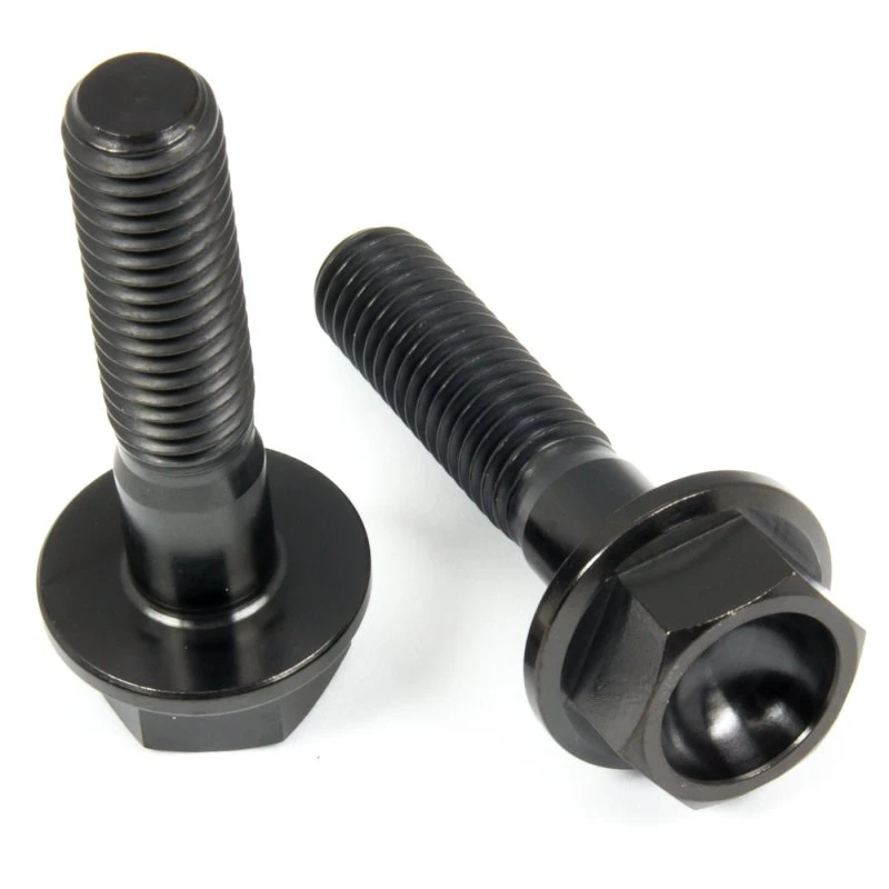 Titan Schrauben - Sechskant Mit Bund - DIN6921 - Schwarz 3 Titan Schrauben - Sechskant Mit Bund - DIN6921 - Schwarz